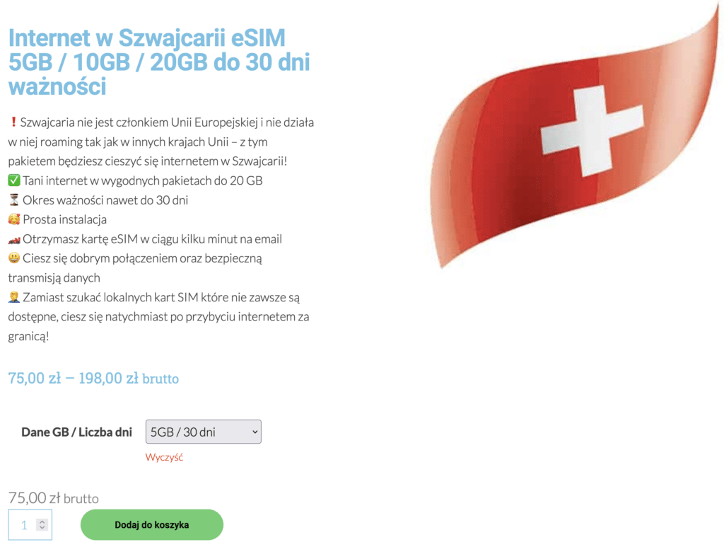 Internet-w-Szwajcarii-esim